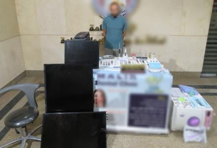 ضبط عنصر جنائي بالجيزة لانتحاله صفة طبيب أسنان والنصب على المواطنين والاستيلاء على أموالهم