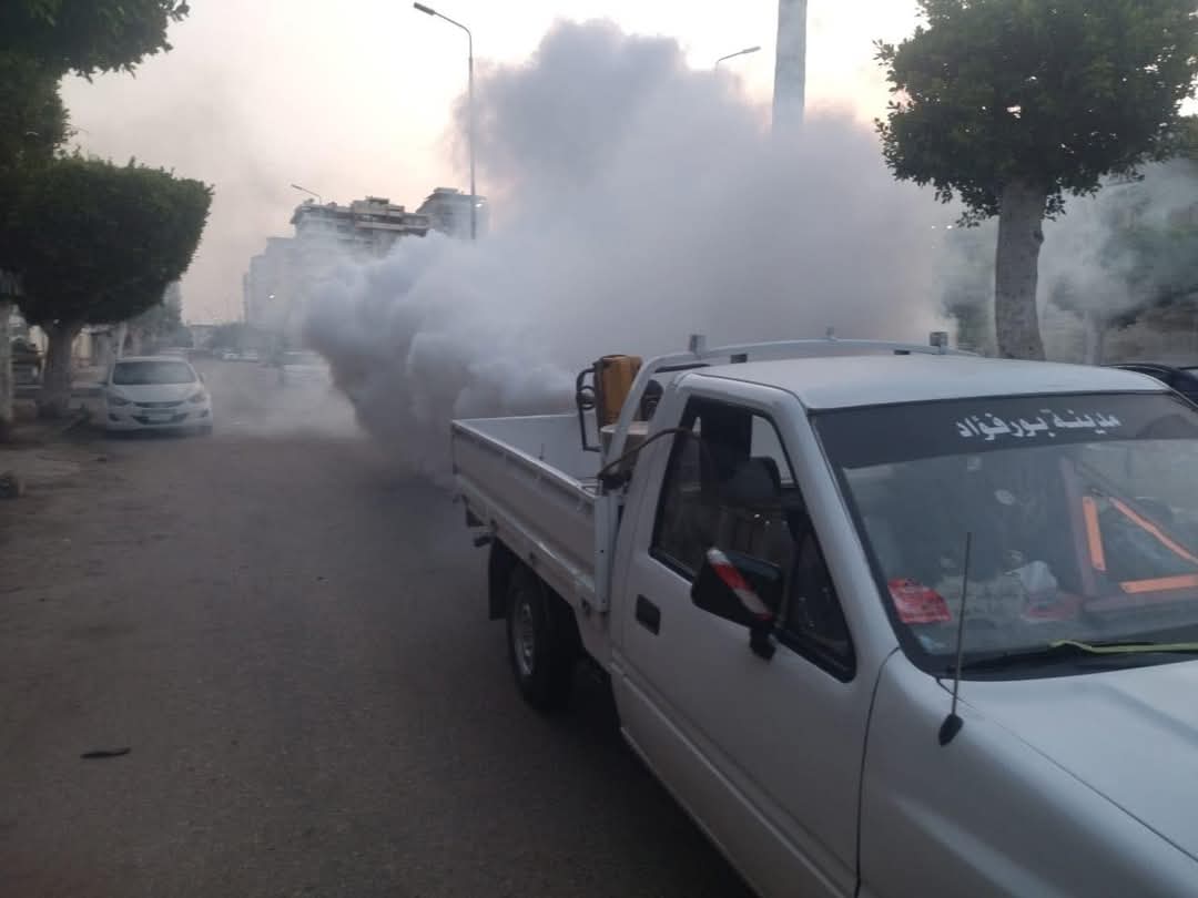 رئيس مدينة بورفؤاد : استمرار حملات مكافحة الناموس بنطاق فيلات هيئة قناة السويس وسوق بورفؤاد الحضاري خلال ورديات العمل الصباحية والمسائية