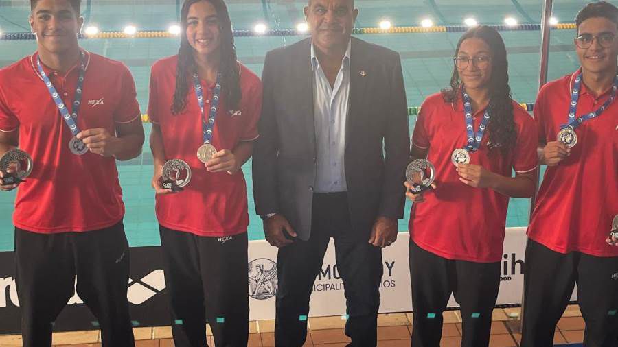 المنتخب المصري للسباحة بالزعانف يحصد 3 ميداليات فى بطولة العالم باليونان