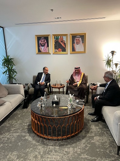 وزير الخارجية يصل الرياض