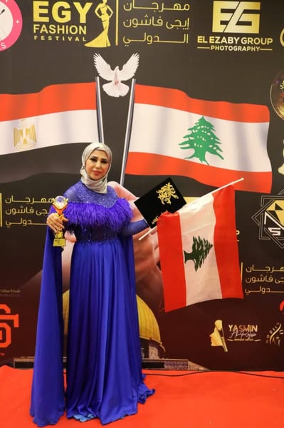 حضور دكتوره رانيا عثمان خبيره التجميل وتكريمها في مهرجان egyfashion 
