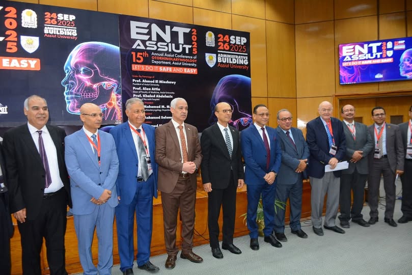 المنشاوي يشهد فعاليات المؤتمر السنوي الخامس عشر لقسم الأنف والأذن والحنجرة بطب أسيوط