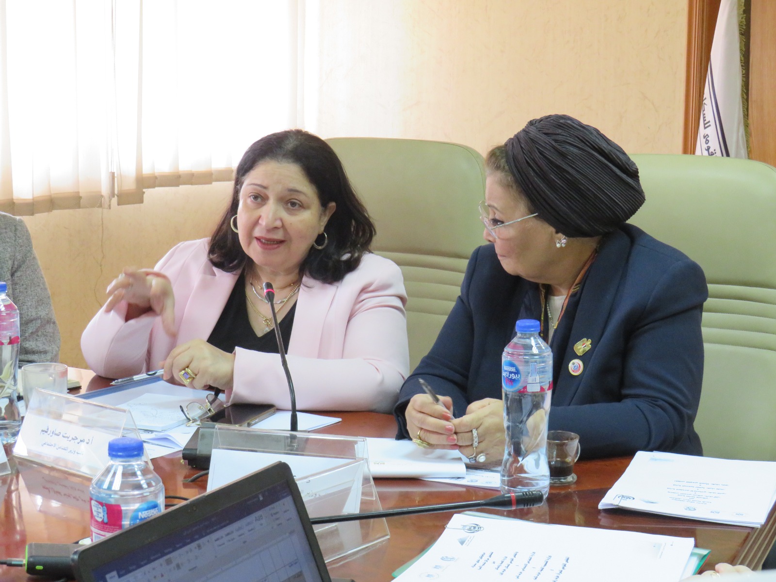 نائبتا وزيرة التضامن ووزير الصحة تتابعان الموقف التنفيذي للمشروع القومي لتنمية الأسرة المصرية