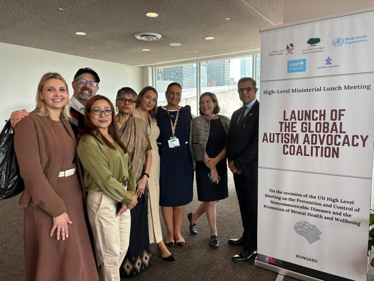 الجمعية المصرية للأوتيزم تمثل مصر في إطلاق التحالف العالمي للدفاع عن قضايا التوحّد بالأمم المتحدة