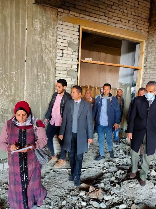 وفد من كلية البنات الإسلامية والعربية بسوهاج يتفقد مبنى الكلية بحي الكوثر بسوهاج 