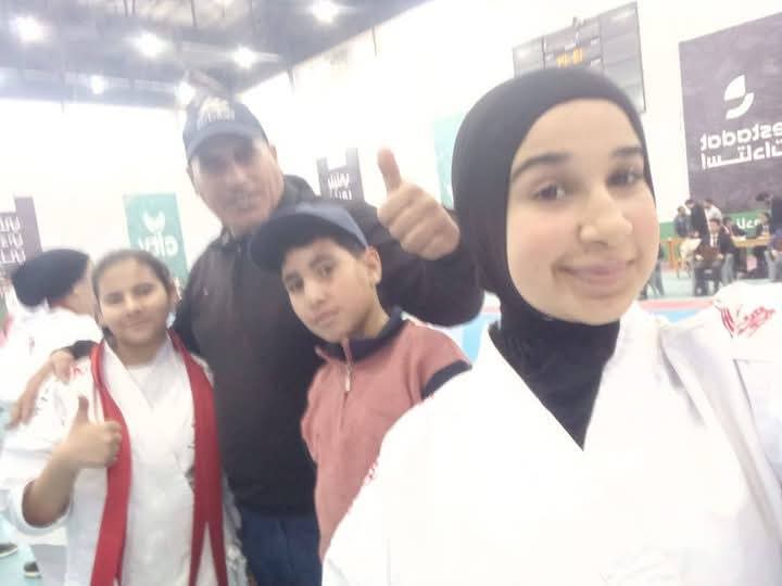 ابطال نادى معلمين مطوبس يمثلون بطوله الجمهوريه للكاراتيه 