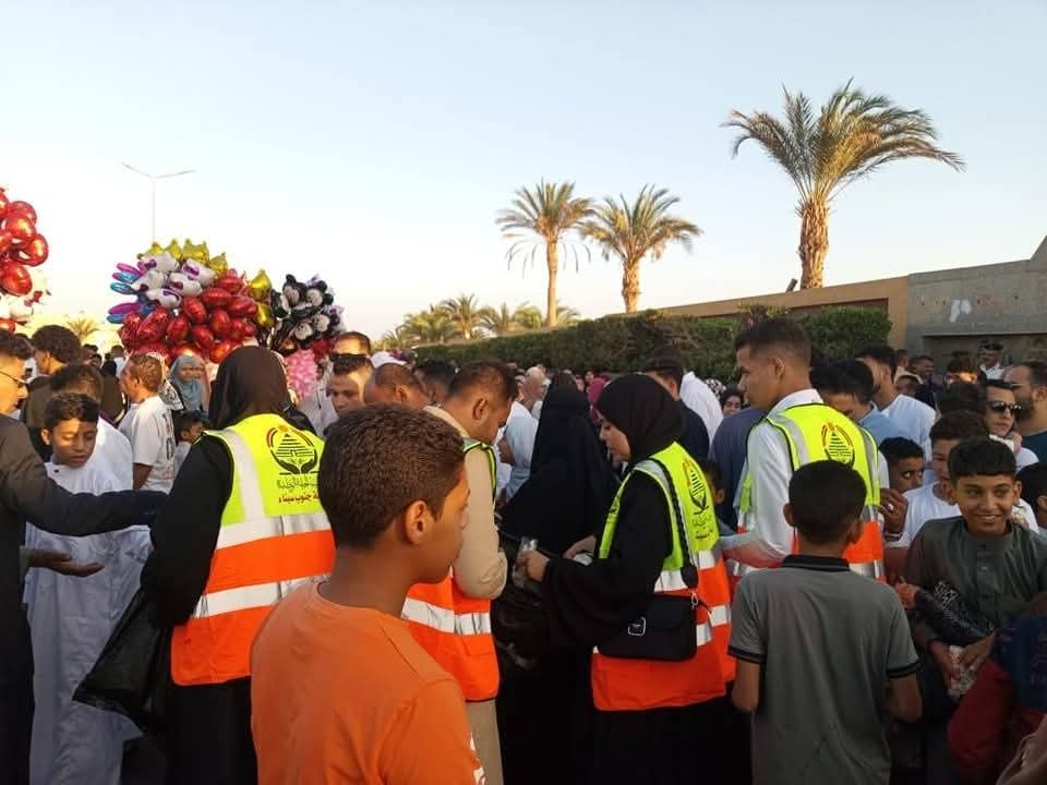 شباب الجبهة الوطنية” يشاركون الأطفال فرحة عيد الأضحى بطور سيناء
