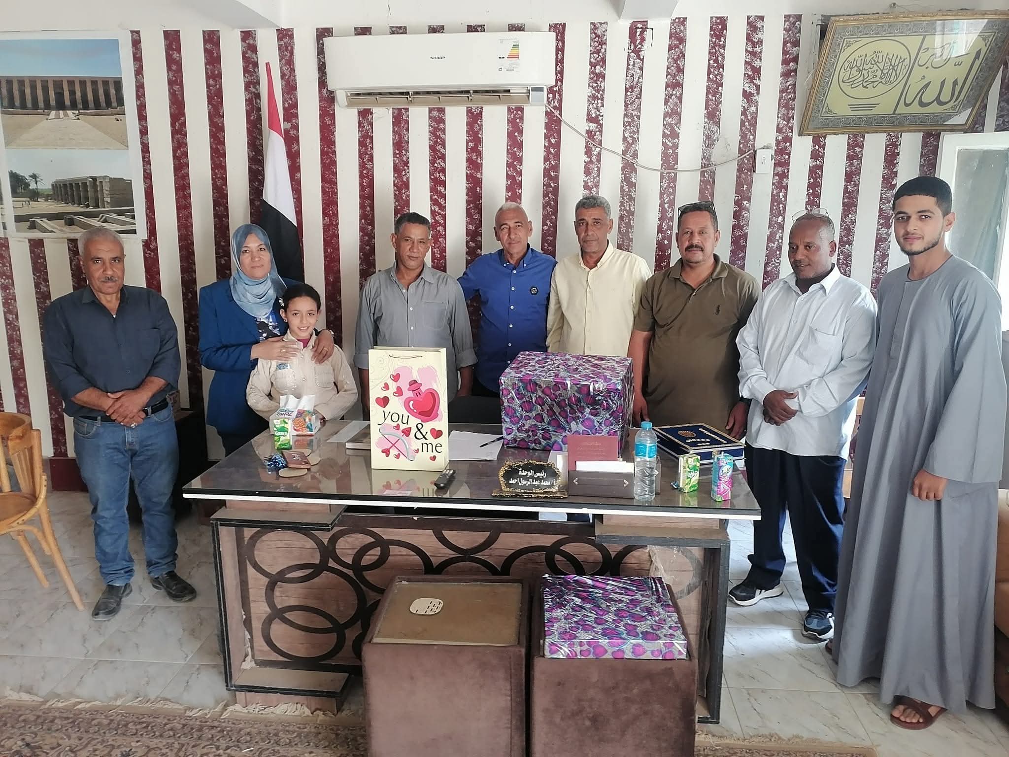 تكريم نموذج مُشرّف للوحدة المحلية بعرابة أبيدوس     