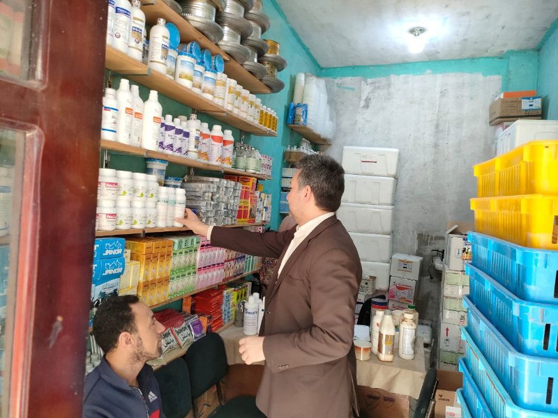 بيطرى الشرقية :ضبط ١٧٥٠ عبوة دواء مجهول المصدربفاقوس