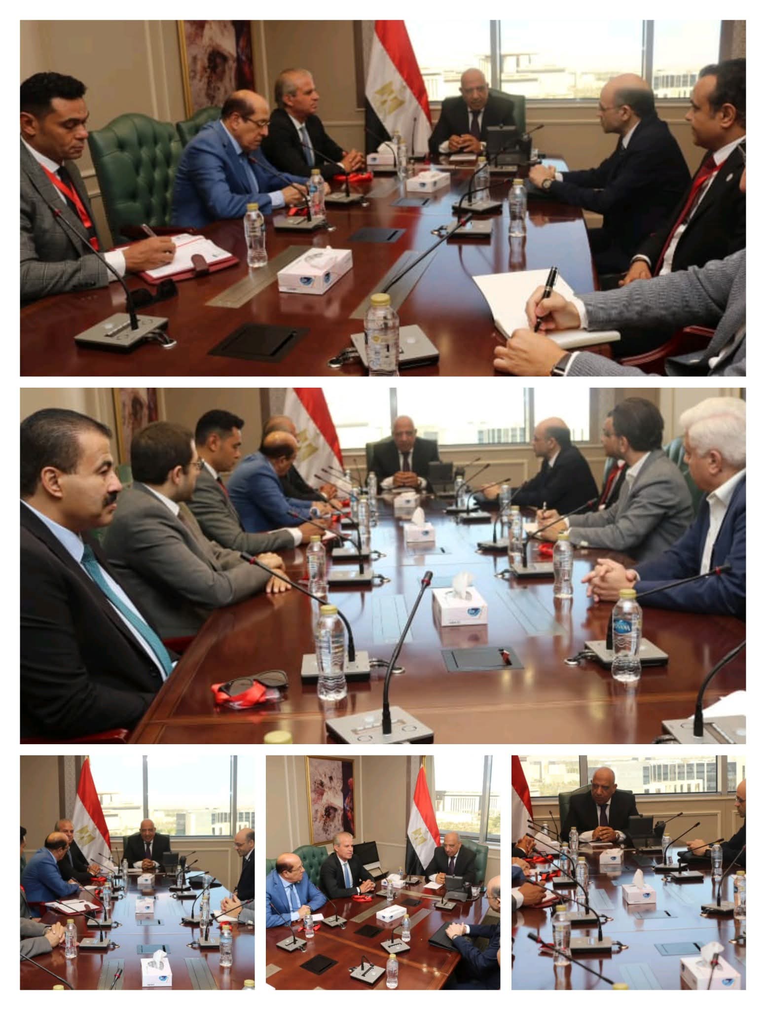 وزير الكهرباء والطاقة المتجددة يجتمع بالخبراء والاستشاريين من جامعة عين شمس وهيئة المواد النووية لبدء الخطوات التنفيذية لانشاء مجمع صناعى متكامل