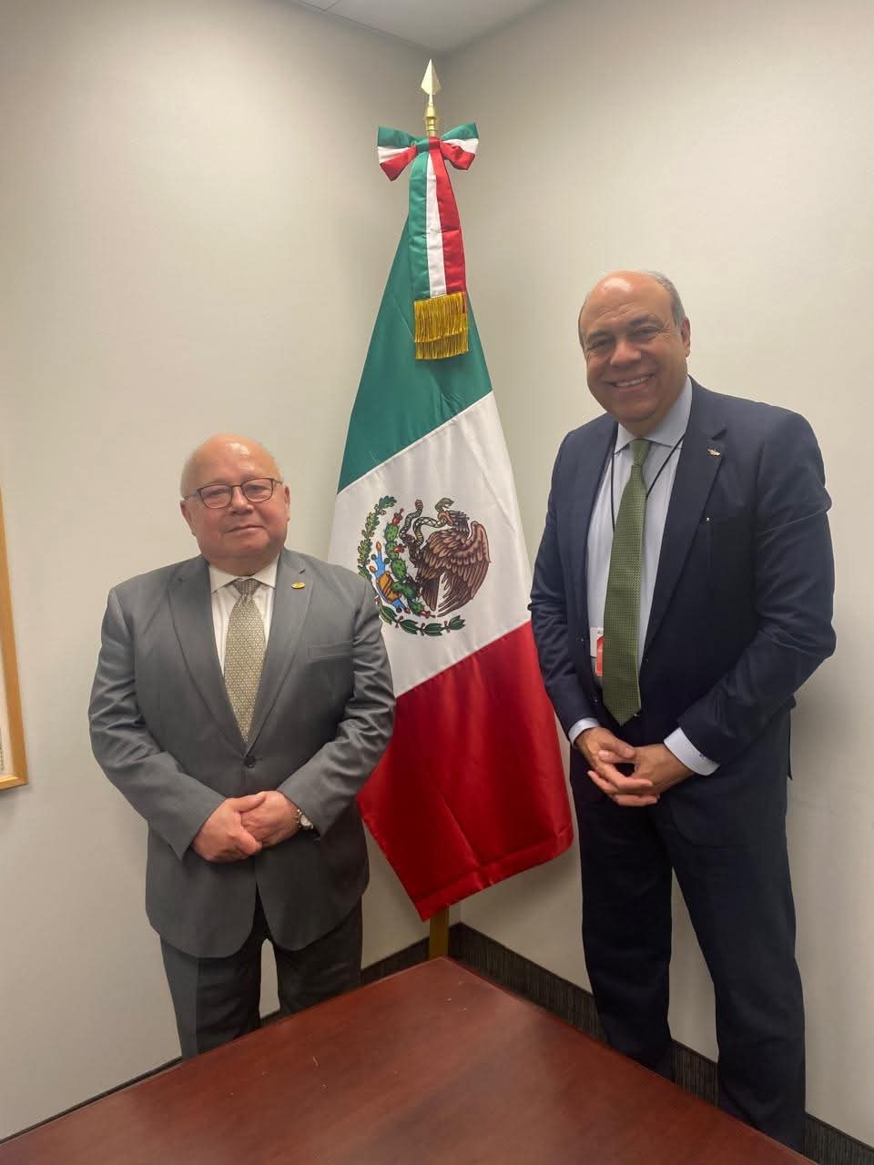 لقاءات ثنائية مكثفة لوزير الطيران المدني مع عدد من وزراء النقل والطيران وممثلي الدول الأعضاء بمنظمة الطيران المدني الدولي