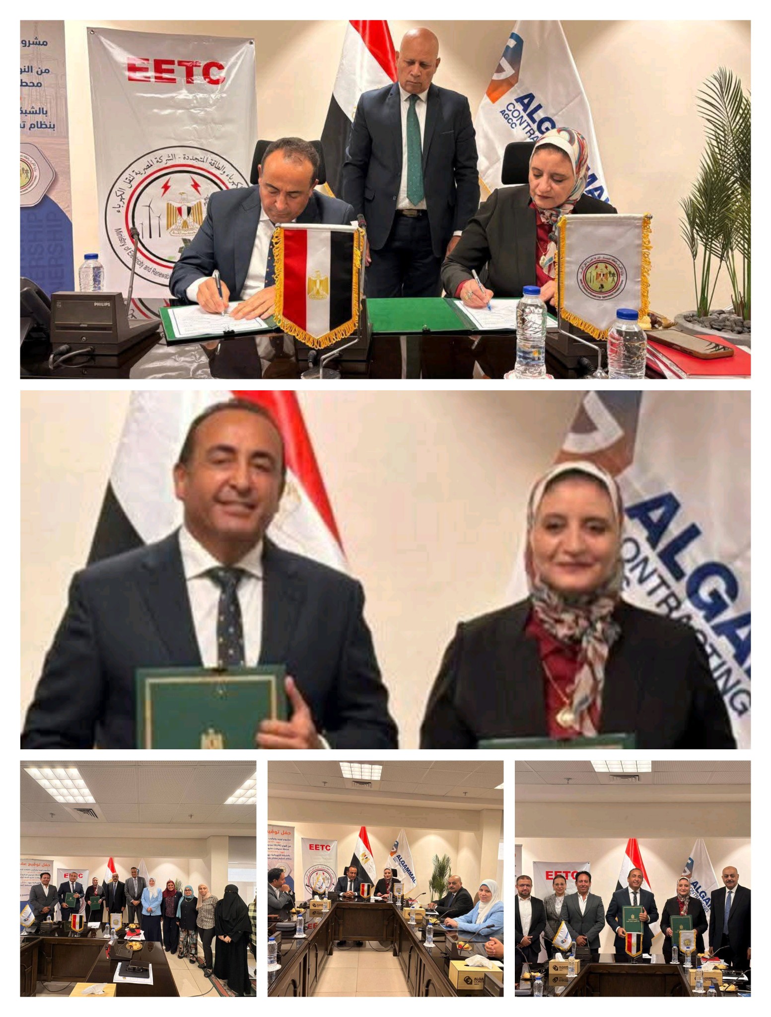 «نقل الكهرباء» توقع عقدًا جديدًا لتدعيم شبكة الجهد العالى وربط محطة مترو الخط الرابع بالشبكة القومية