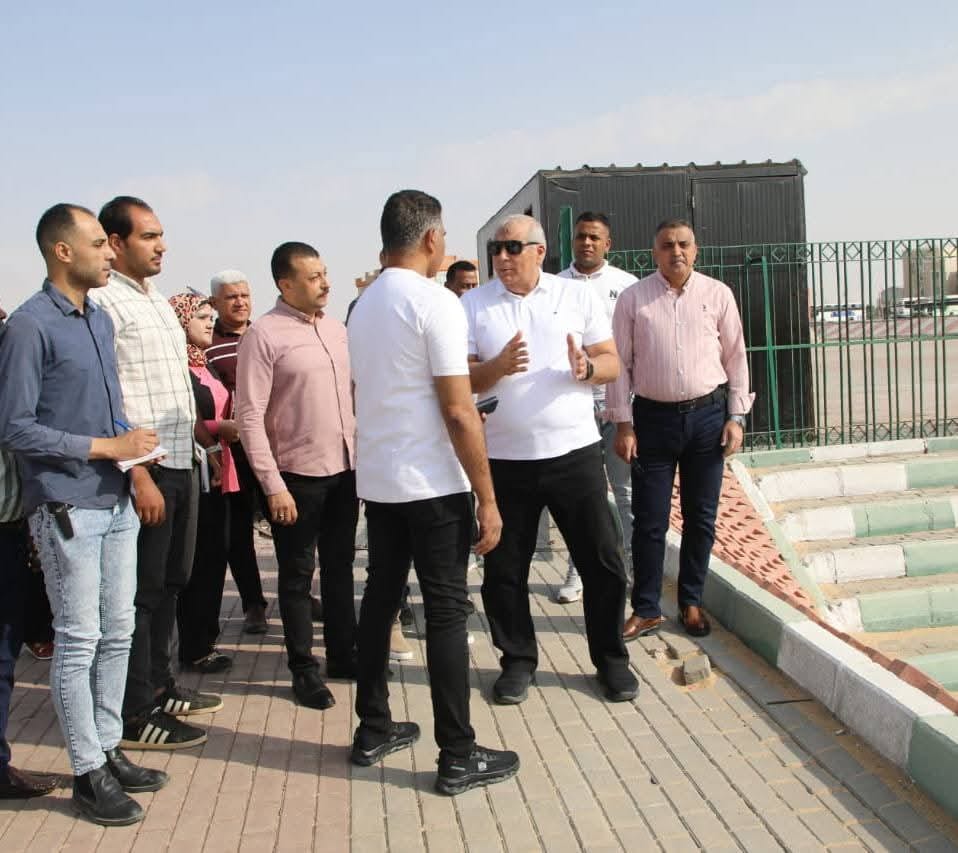 محافظ الوادى الجديد يتفقد المدينة الرياضية بمجمع المصالح الحكومية