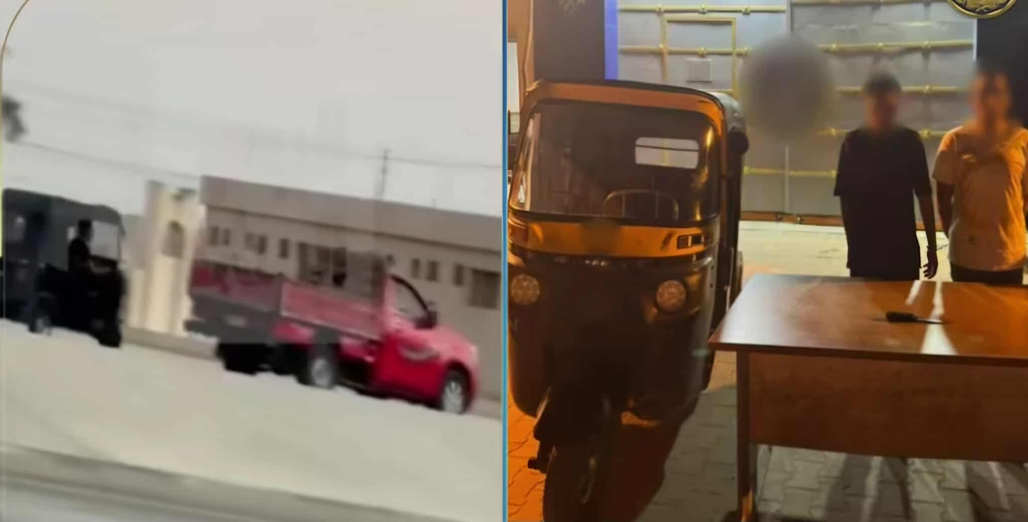 الداخلية تكشف ملابسات فيديو مطاردة توكتوك بالجيزة