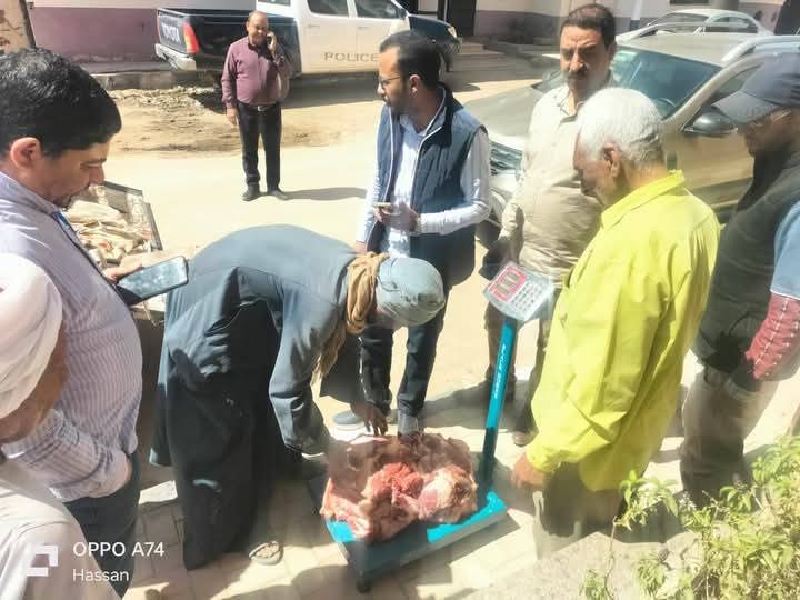 مركزالبلينا حملة مكبرة للمرور على الاسواق التجارية ومحلات الجزارة لضبط الاسعار والتأكد من سلامة سلع المواد الغذائية  