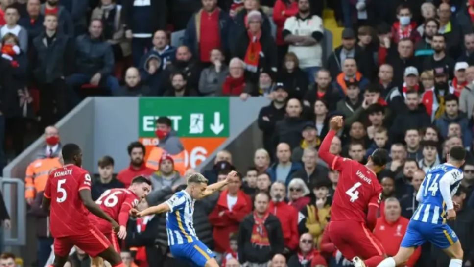 ليفربول يلاقي برايتون بالجولة 37 في الدوري الإنجليزي..الليلة