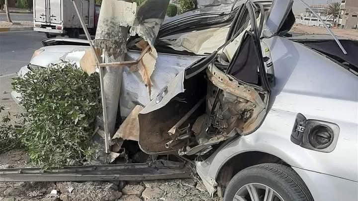إصابات بالجملة في حادث إنقلاب سيارة ملاكي بالكيلو 20 بطريق سوهاج قنا