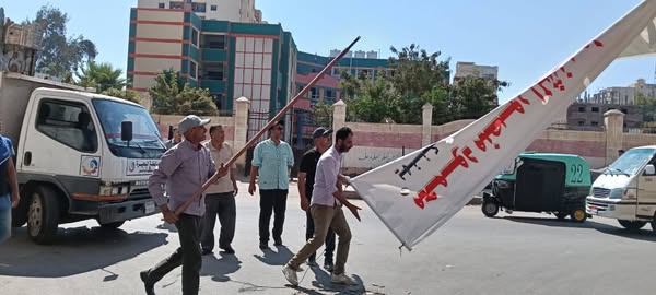 تواصل حملة اشغالات بمدينة أبو حمص
