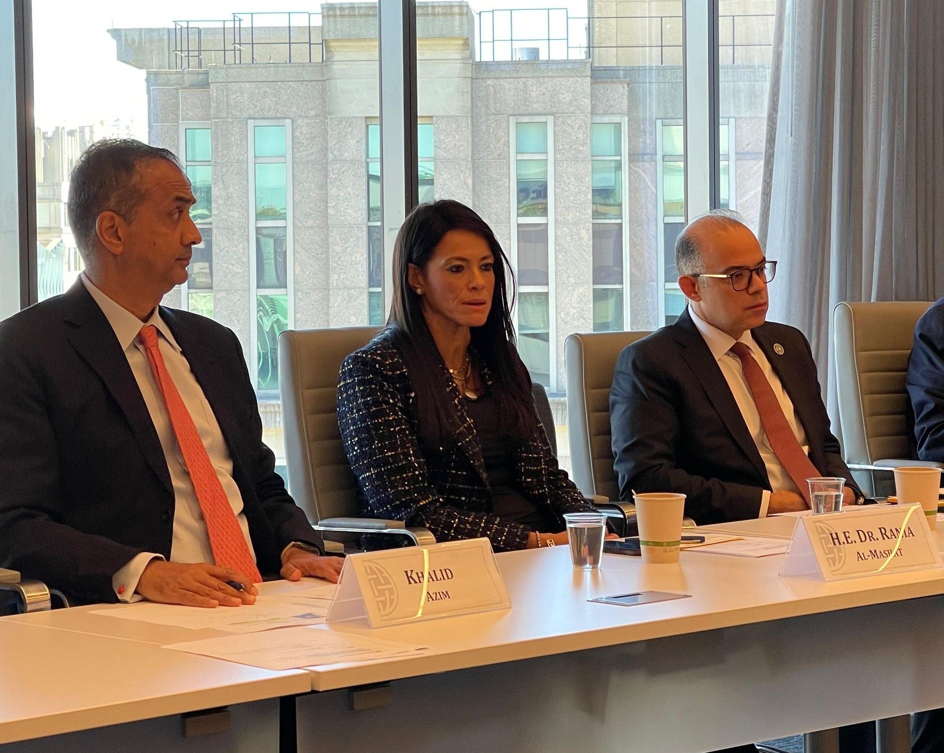 رئيس هيئة الرقابة المالية يشارك في لقاء مع المجلس الأطلسي أحد أبرز مراكز الفكر بأمريكا