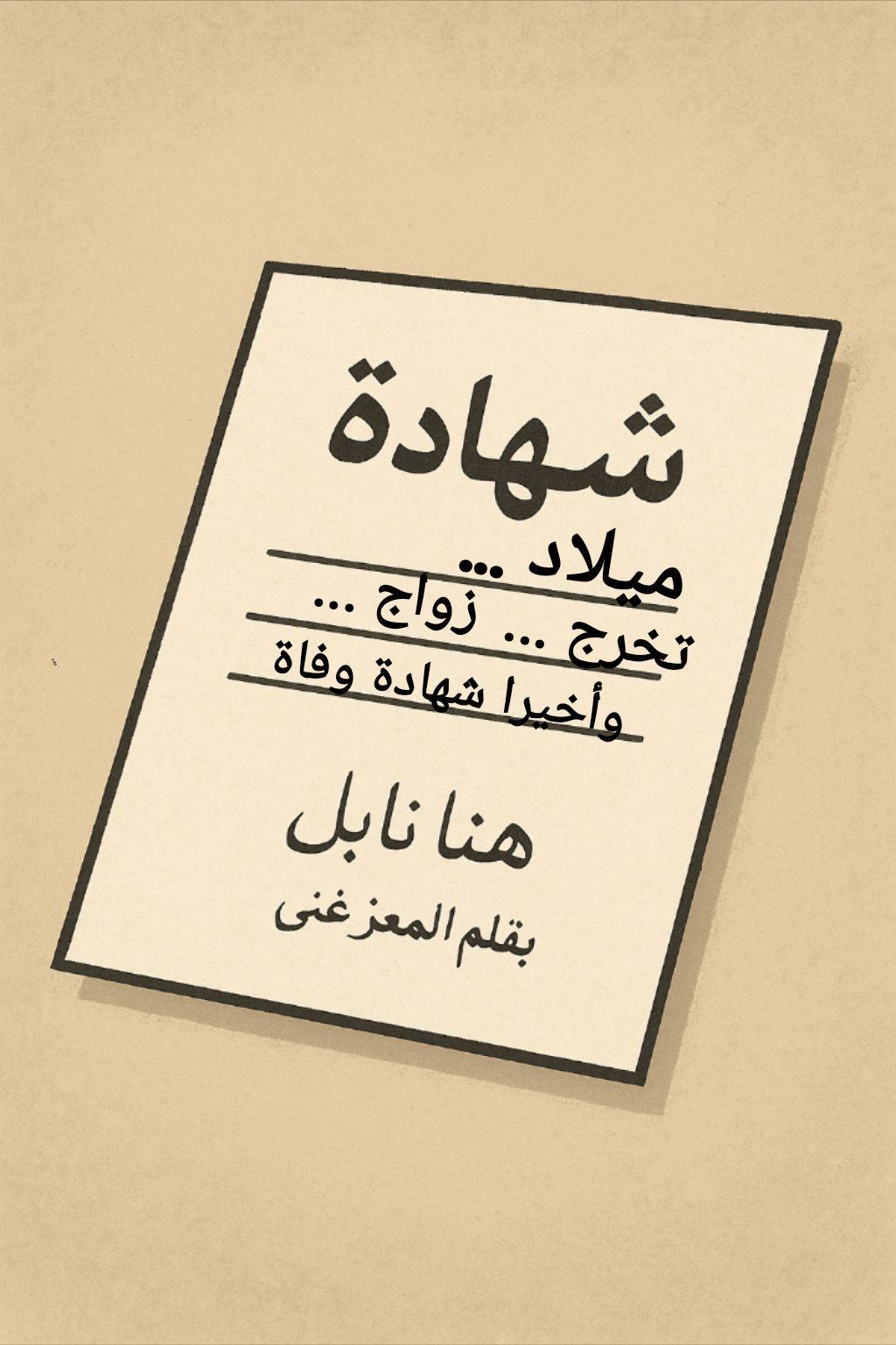 هنا نابل بقلم: المعز غني