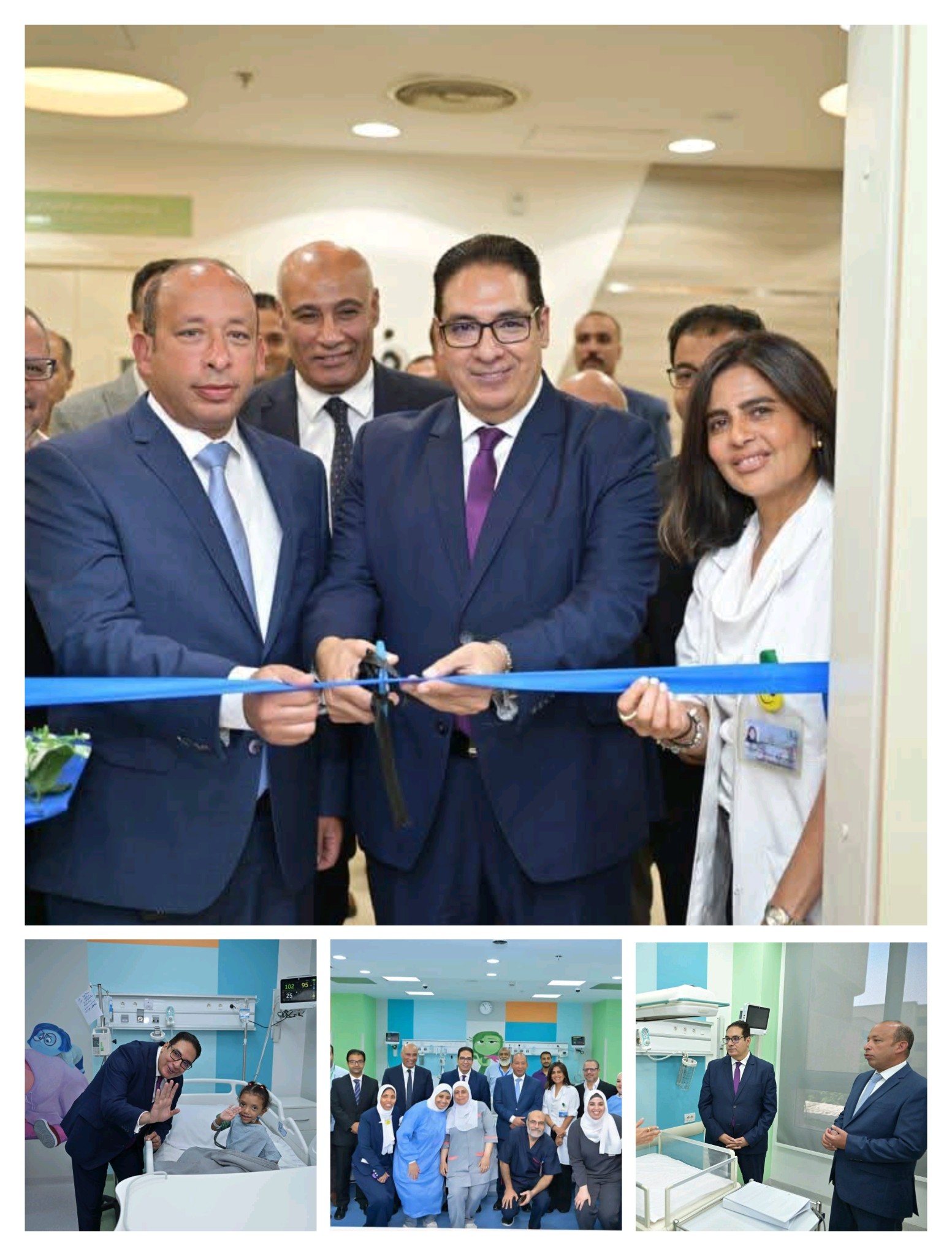 رئيس جامعة القاهرة يفتتح وحدة جديدة للرعاية المركزة بمستشفى أبو الريش اليابانى بتكلفة 47 مليون جنيه وفق المعايير العالمية