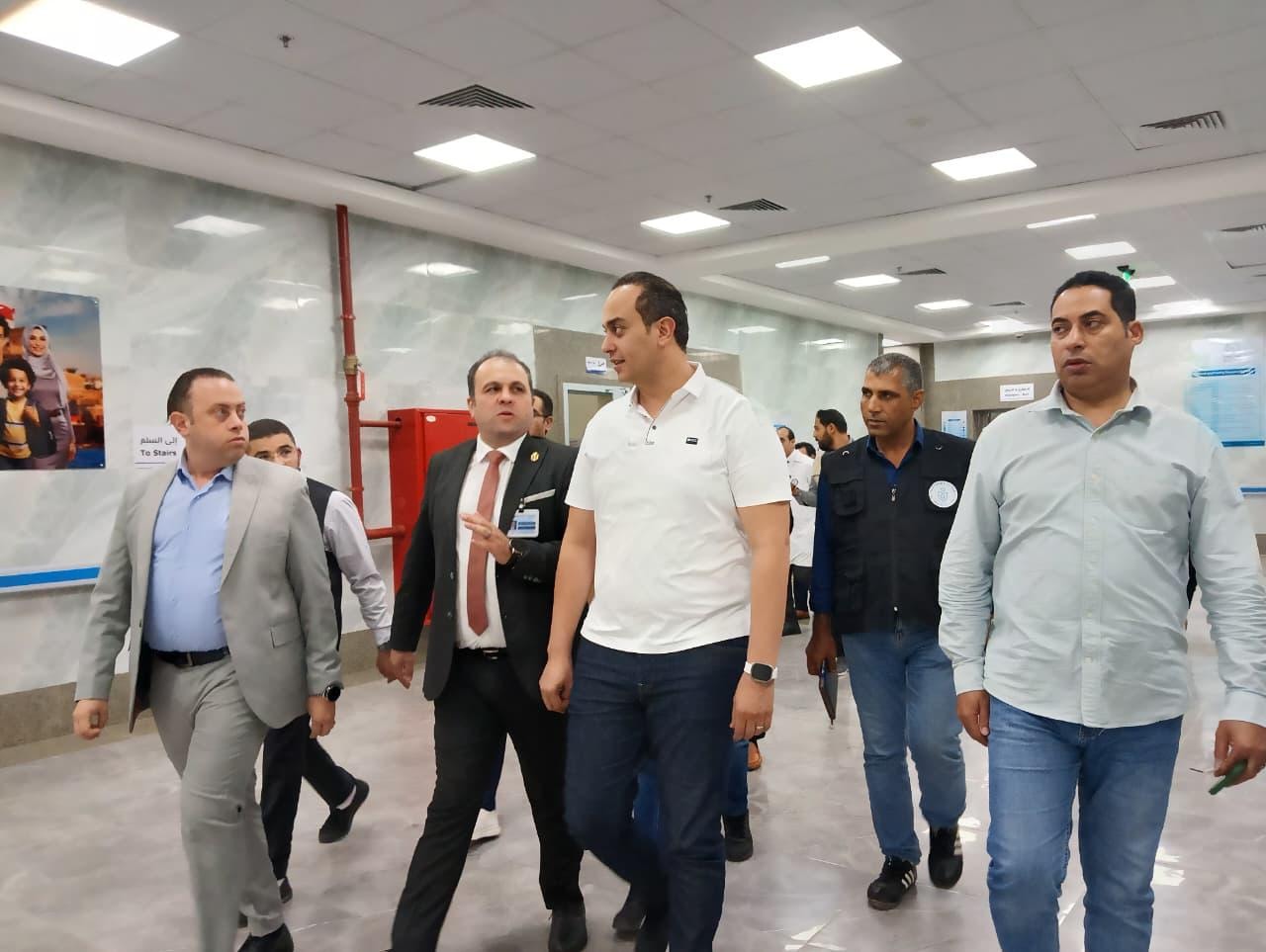 رئيس هيئة الرعاية الصحية يواصل جولته بمحافظة جنوب سيناء 