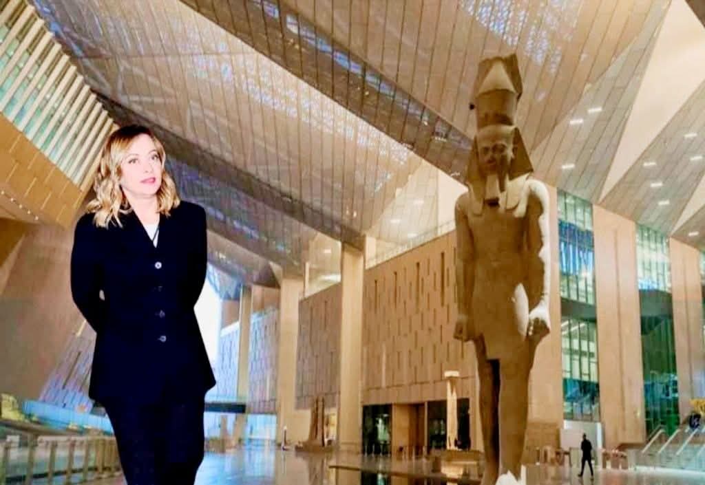 رئيسة وزراء إيطاليا تعلن حضور افتتاح المتحف المصرة الكبير