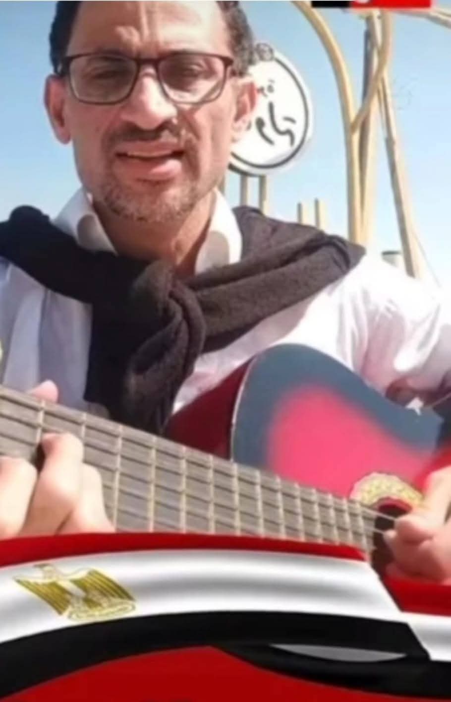 عازف الجيتار السويسي اكرم الكراني يتالق في لايف عيد السويس القومي
