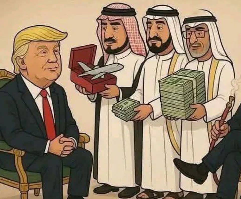 يخدع العرب بخطة ماكرة .لأنه ليس له وعد ولا عهد