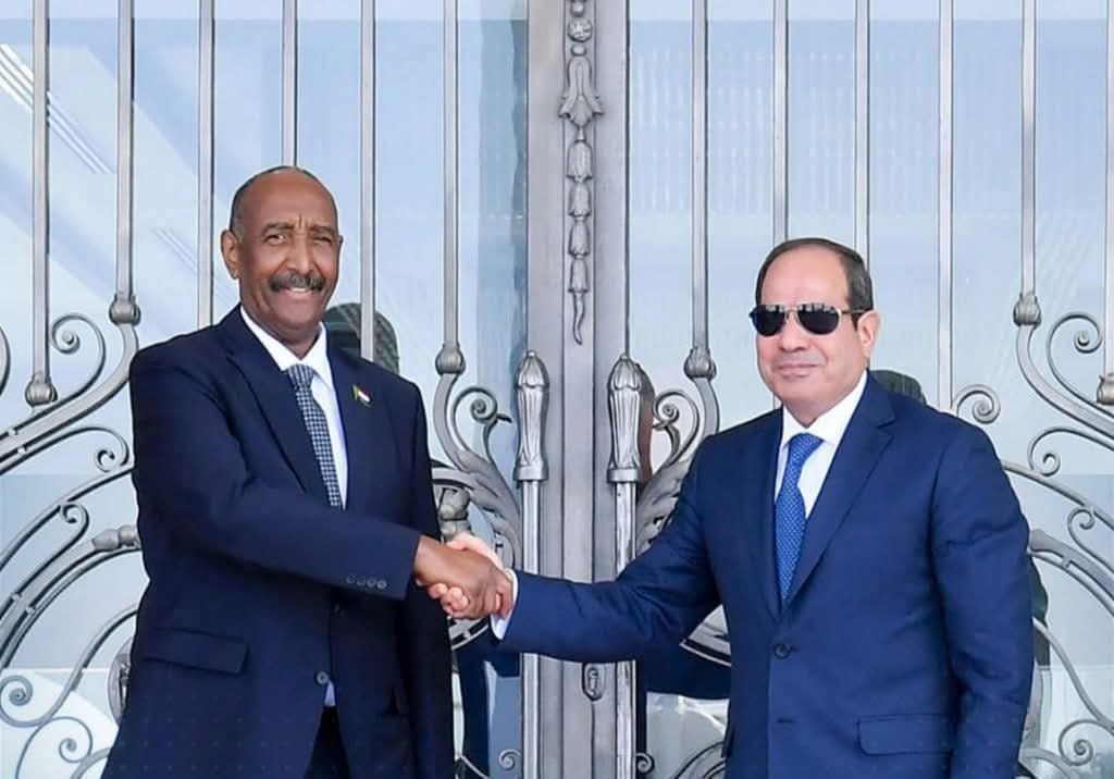 البرهان يشيد بالدور المصرى ويثمن دعم الرئيس السيسى للسودان