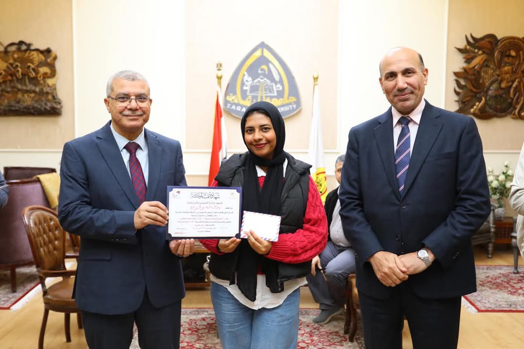 جامعة الزقازيق تكرم الطلاب الفائزين باللقاء الرياضي لذوى الإعاقة