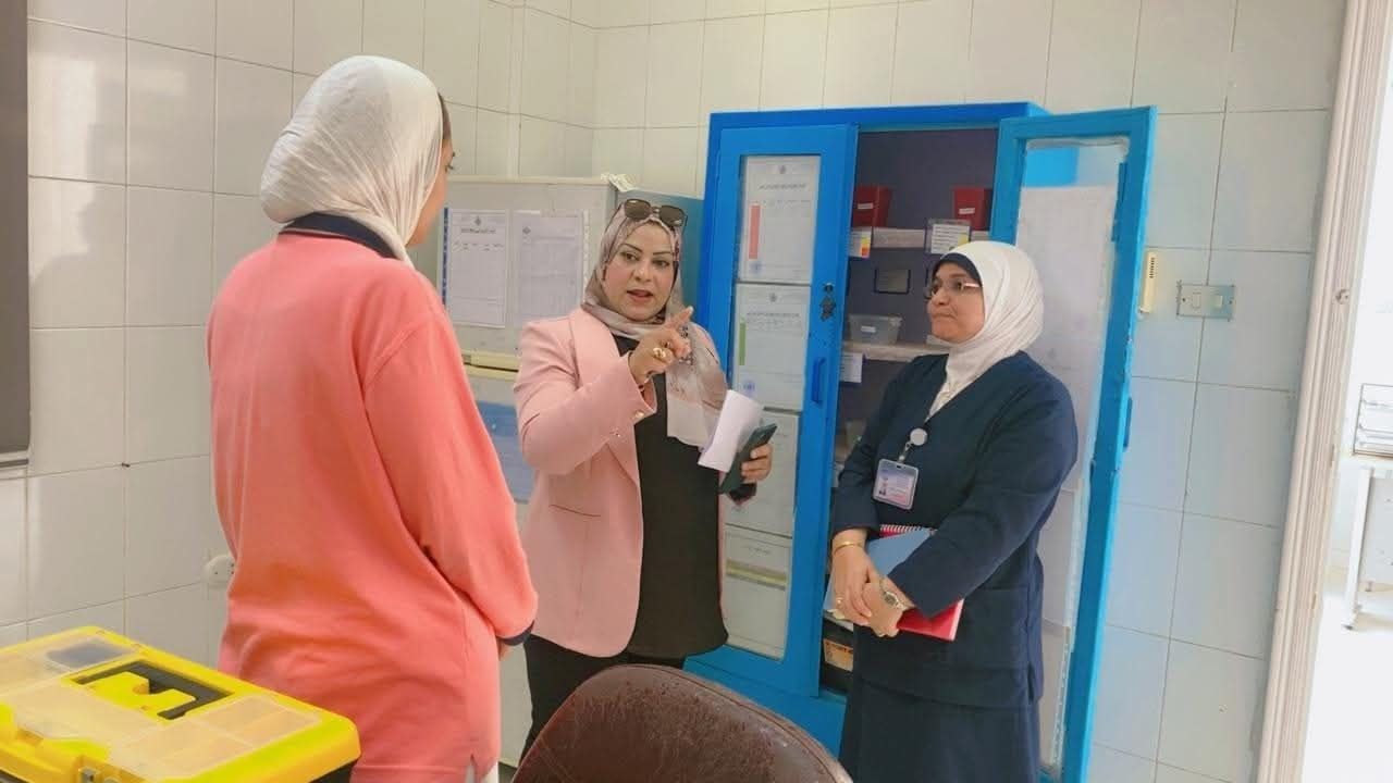 إدارة التمريض تتابع ميدانيًا سير العمل بوحدة الميناء ومستشفى الغردقة العام