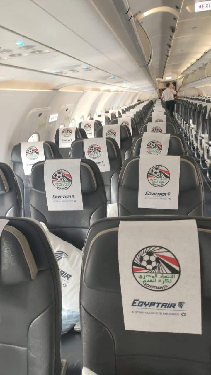 مصر للطيران تنقل منتخب مصر الاول لكرة القدم من المغرب عقب صعوده لكاس العالم 2026