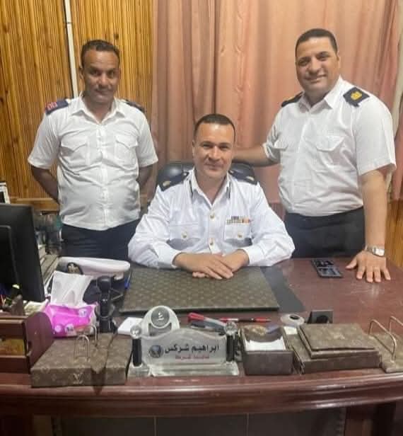 وزارة الداخلية تكرم الرائد إبراهيم شركس لتفانية فى العمل