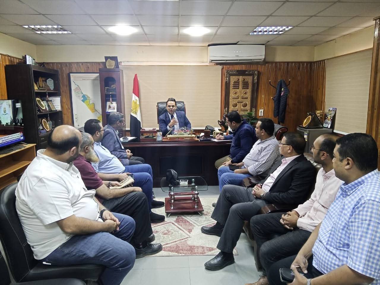 بتوجيهات الأستاذ الدكتور خالد عبدالغفار نائب رئيس مجلس الوزراء وزير الصحة والسكان ومعالي اللواء الدكتور عبدالفتاح سراج محافظ سوهاج