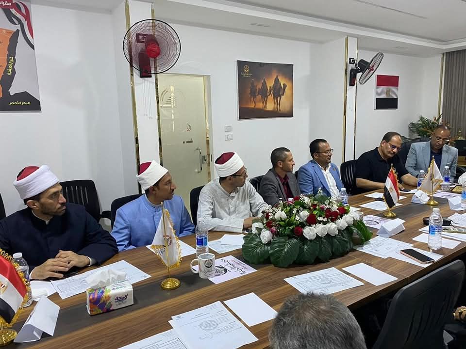 اجتماع تنظيمي مشترك بين امانة الشؤن  الدينيه وامانة المواطنة بالجبهه الوطنيه بجنوب سيناء 