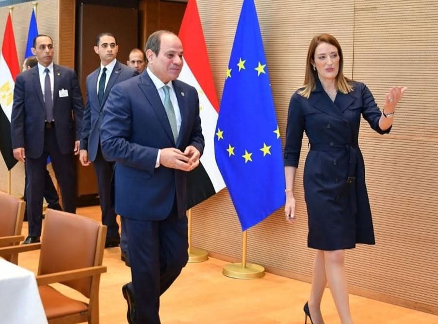 ميتسولا تشيد بجهود السيسي وتؤكد لولاه ما تحقق اتفاق وقف النار فى غزة