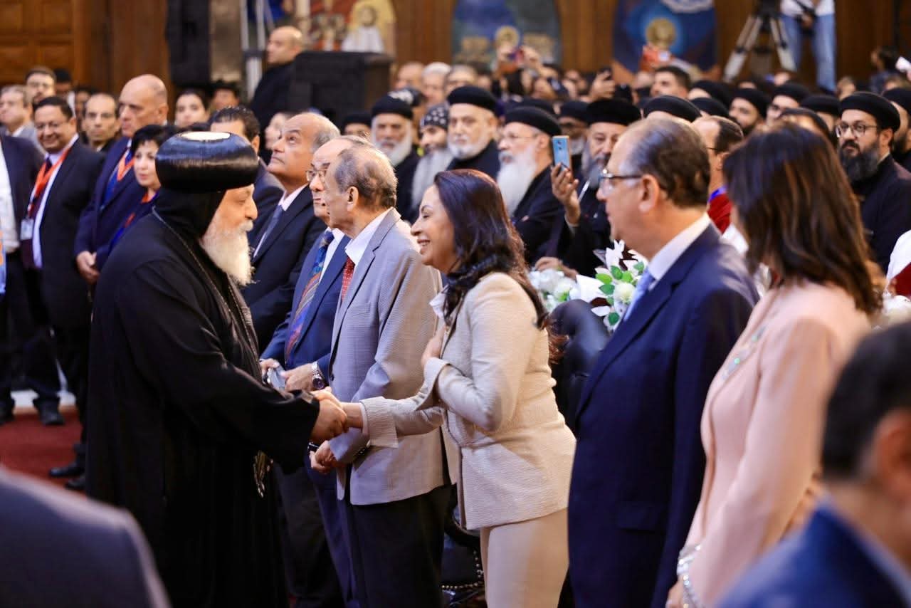 وزيرة التضامن الاجتماعي تشهد الاحتفال بالعيد المئوي لتدشين كنيسة السيدة العذراء مريم بالزيتون بحضور قداسة البابا تواضروس الثاني 
