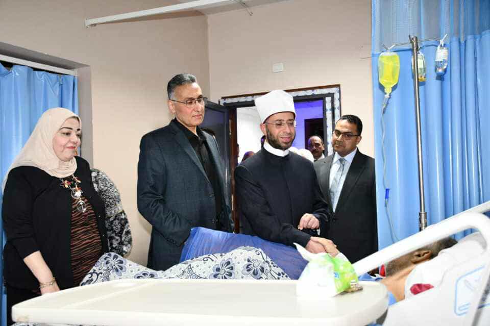 وزير الأوقاف يوجه بسرعة تفعيل النظام الآلي المميكن لتسجيل بيانات المرضى بمستشفى الدعاة