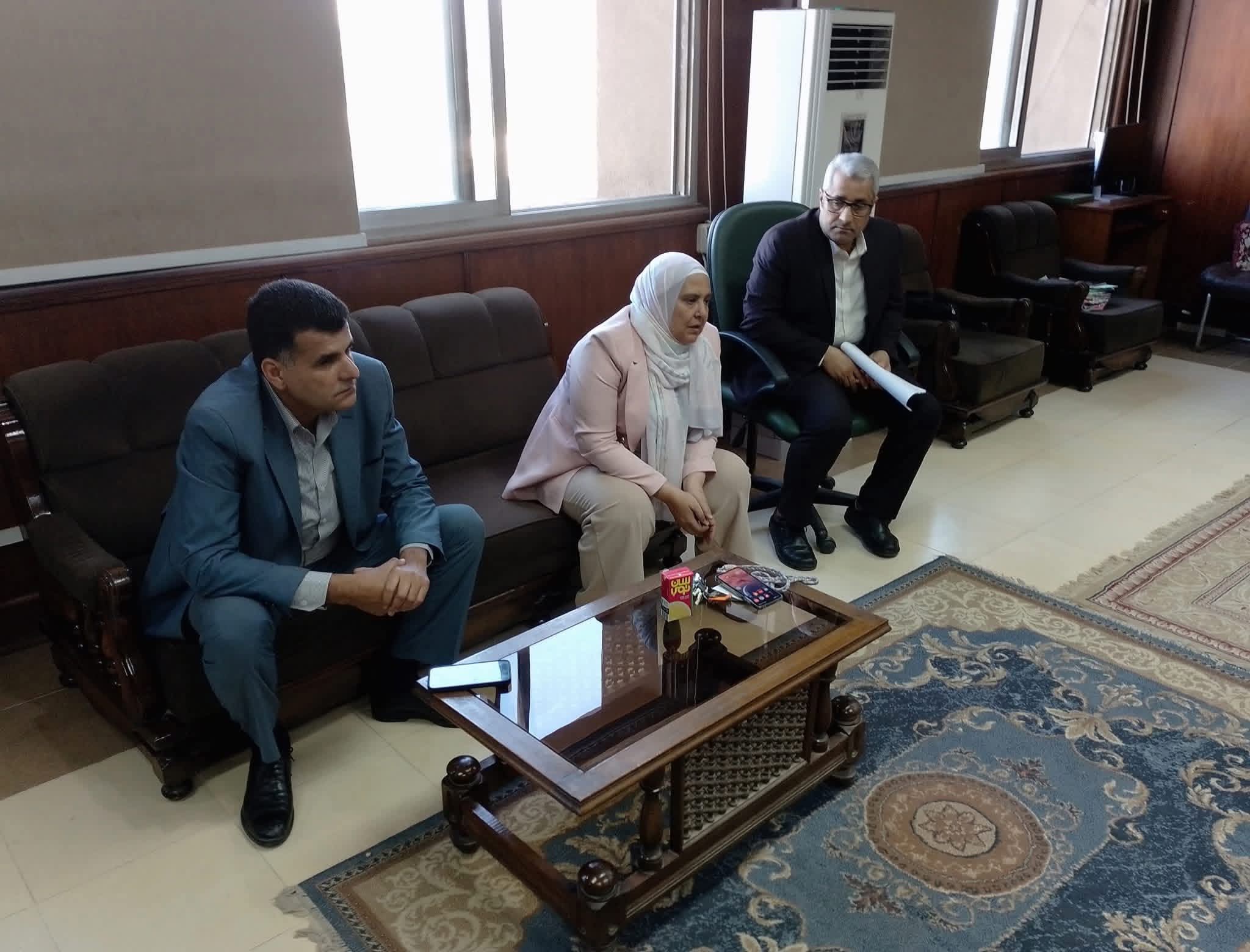 وحدة مشروعات تطوير الري الحقلي تستقبل بعثة التقييم لمشروع الصرف القومي الرابع