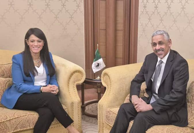 وزيرة التخطيط والتنمية الاقتصادية والتعاون الدولي تعقد جلسة مباحثات مع رئيس بنك التنمية الأفريقي 