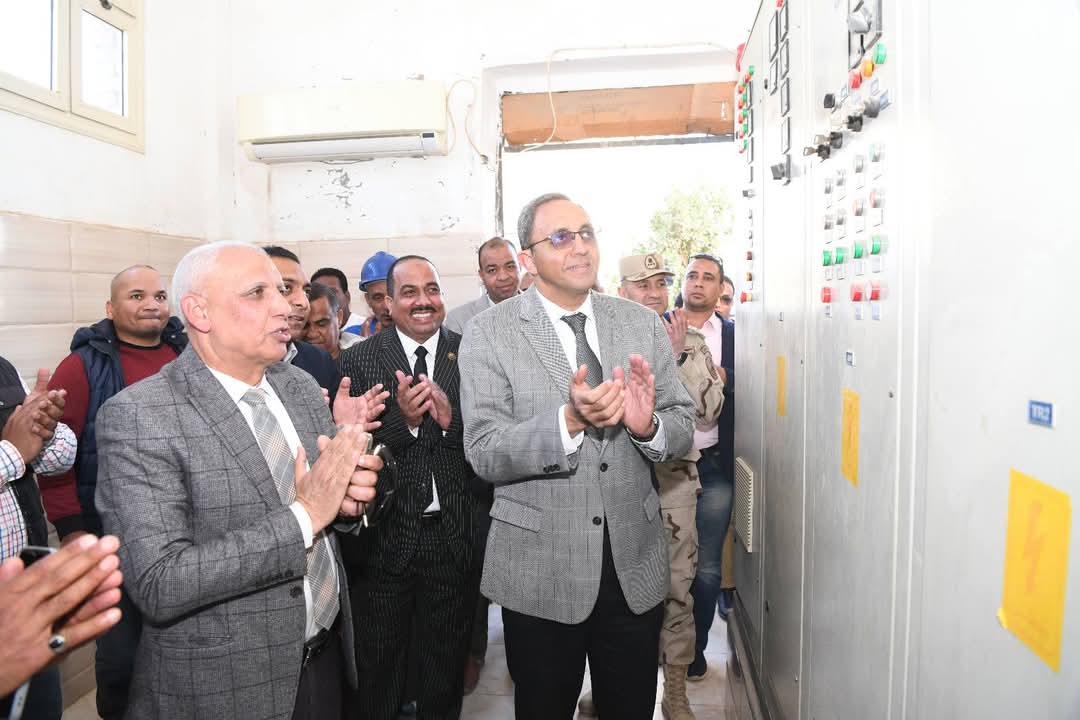 بحجم استثمارات بلغ 5 ملايين جنيه .. محافظ قنا يفتتح محطة مياه حجازة قبلي بعد أعمال الإحلال والتجديد