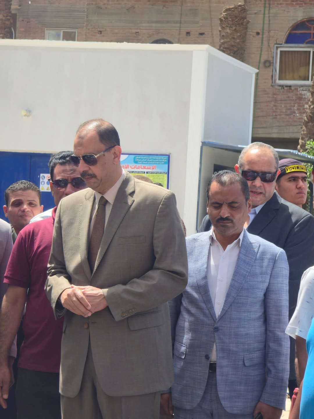 هيثم رضوان أمين حزب مستقبل وطن بدار السلام يشارك في افتتاح محطة مياه أولاد الشيخ نيابة عن النائب طارق رضوان