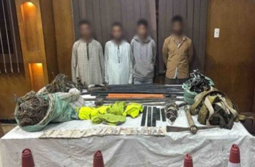 القبض علي سارقي كابلات الأنترنت بسوهاج