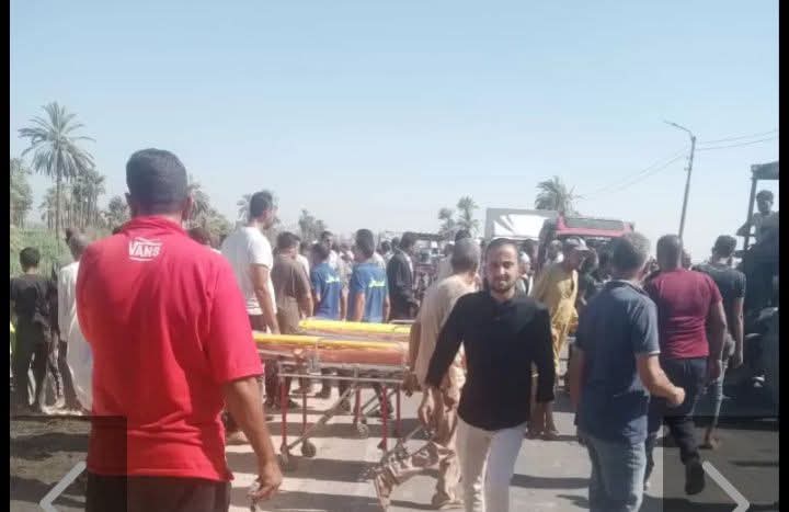 تزايد عدد حالات الوفاة الي 3 حالات في إنقلاب سيارة بسوهاج