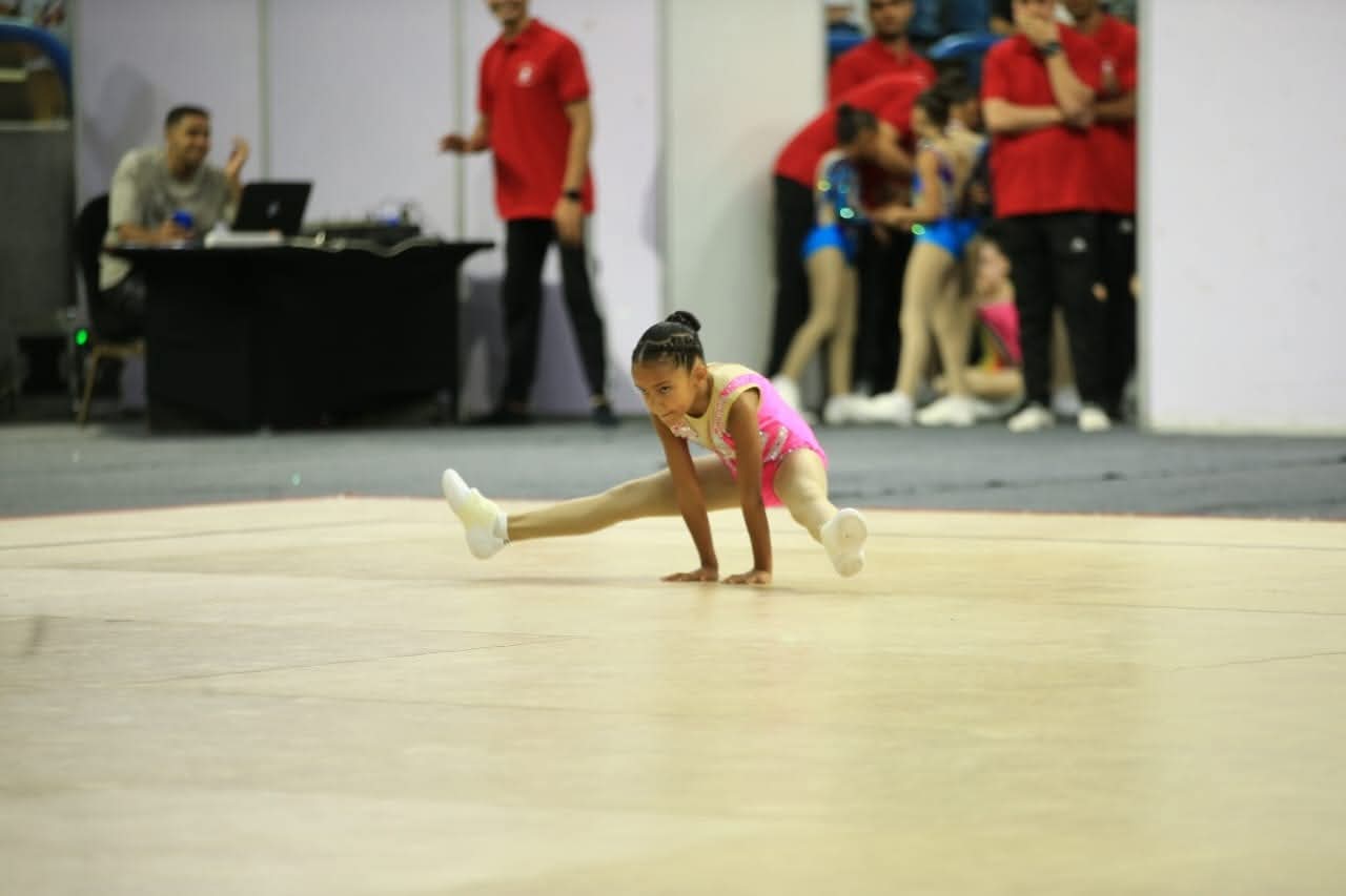 كأس مصر للجمباز يشهد تألق فريدة محمد سعدي وسط أجواء تنافسية قوية