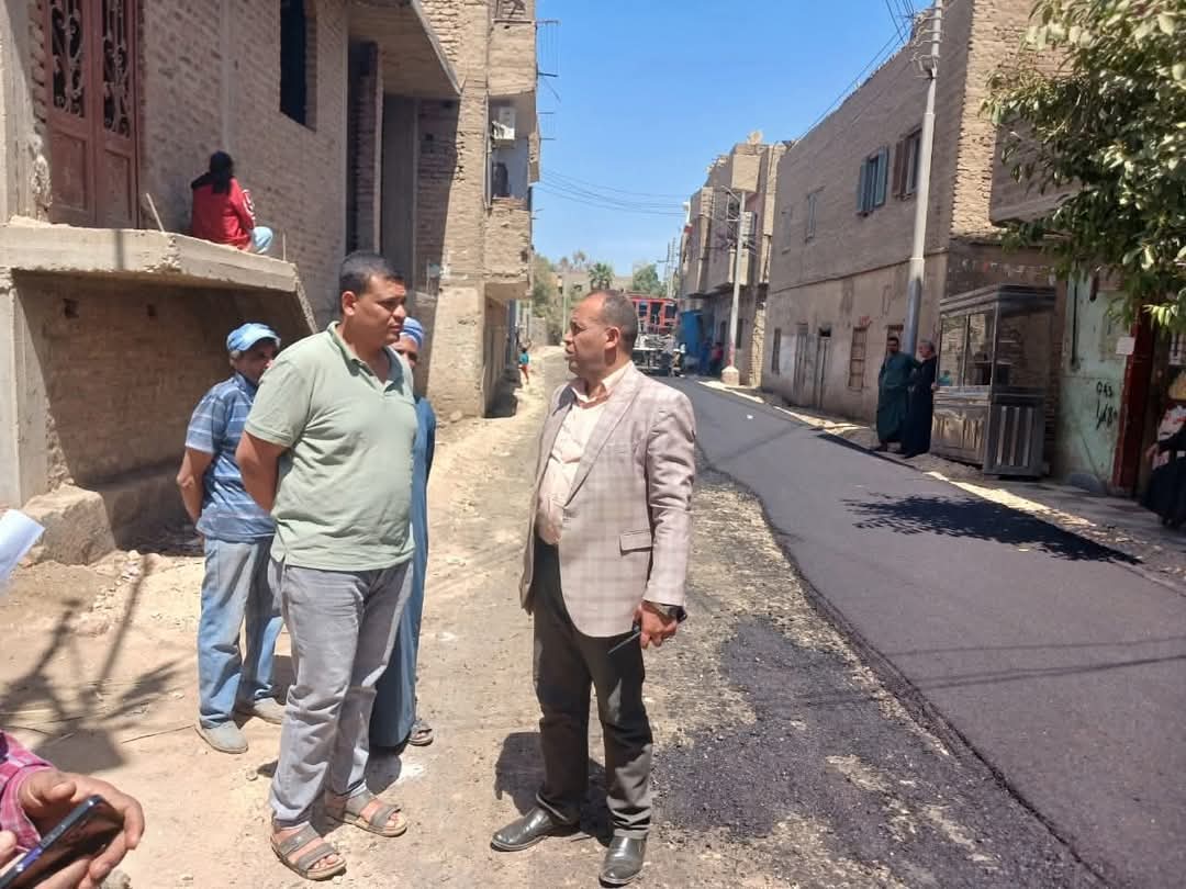 قوص تواصل تنفيذ مشروعات رصف وتطوير ضمن مشروعات الخطة الاستثمارية 