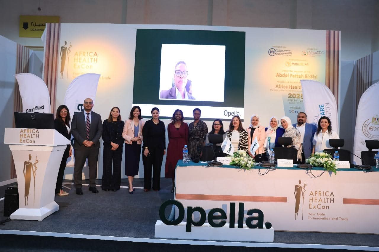 خلال مشاركتها في النسخة الرابعة من مؤتمر الطب الأفريقي Africa Health ExCon