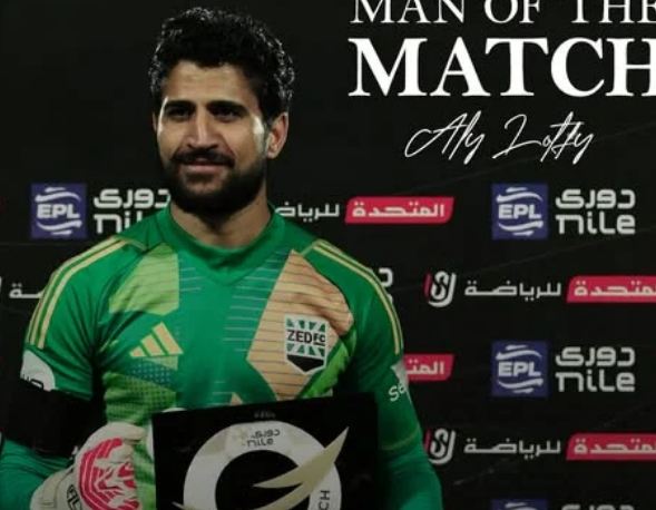 علي لطفي رجل مباراة زد وطلائع الجيش بالدوري الممتاز