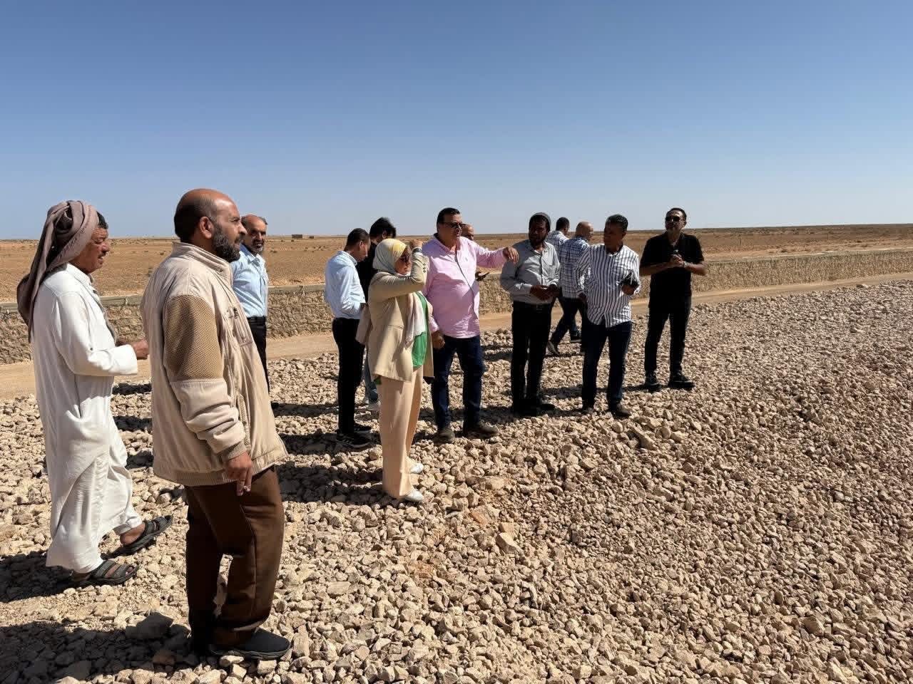 وزيرة التنمية المحلية والقائم بأعمال وزير البيئة تعلن التسليم الابتدائي للمدفن الصحي الآمن بمدينة براني في مطروح بتكلفة 65 مليون جنيه